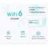 TP-Link Networking TP-Link Deco X50 (1 Pack) AX3000 Whole Home Mesh Wi-Fi 6 System