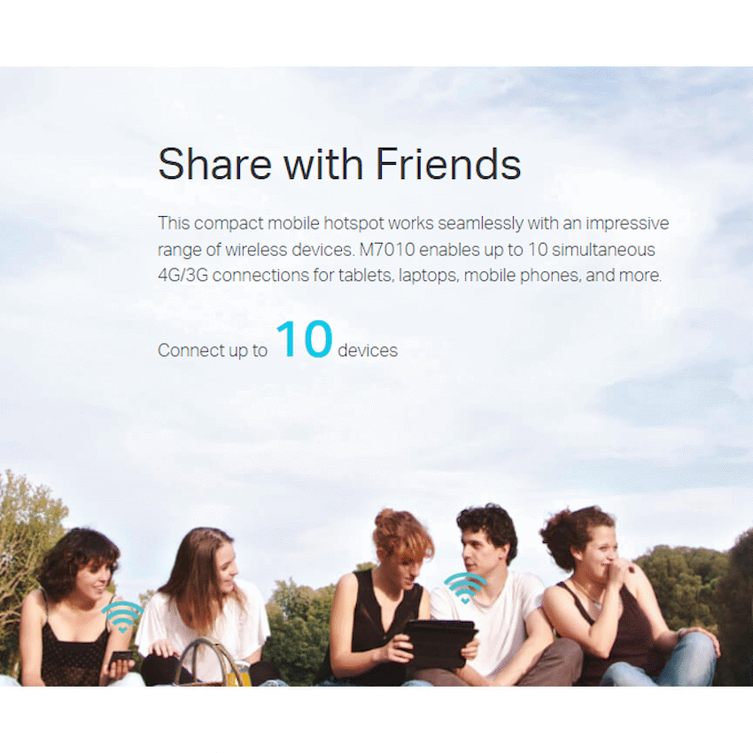 TP-Link Networking TP-Link M7010 150Mbps 4G LTE Mobile Wi-Fi