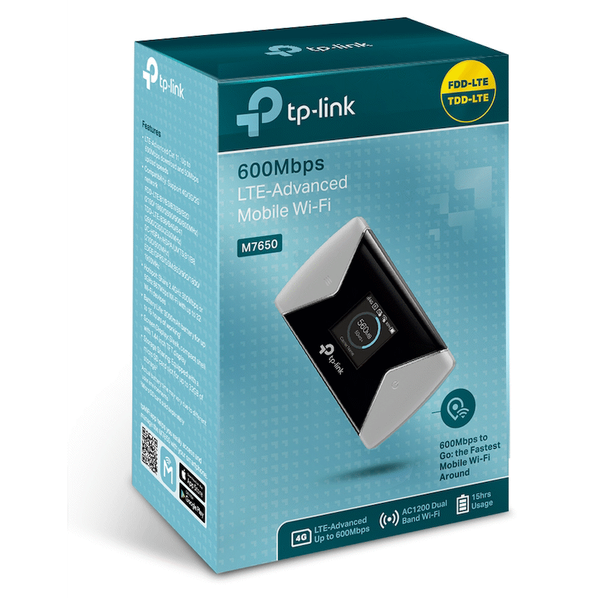 TP-Link Networking TP-Link M7650 4G Mobile Wi-Fi Router