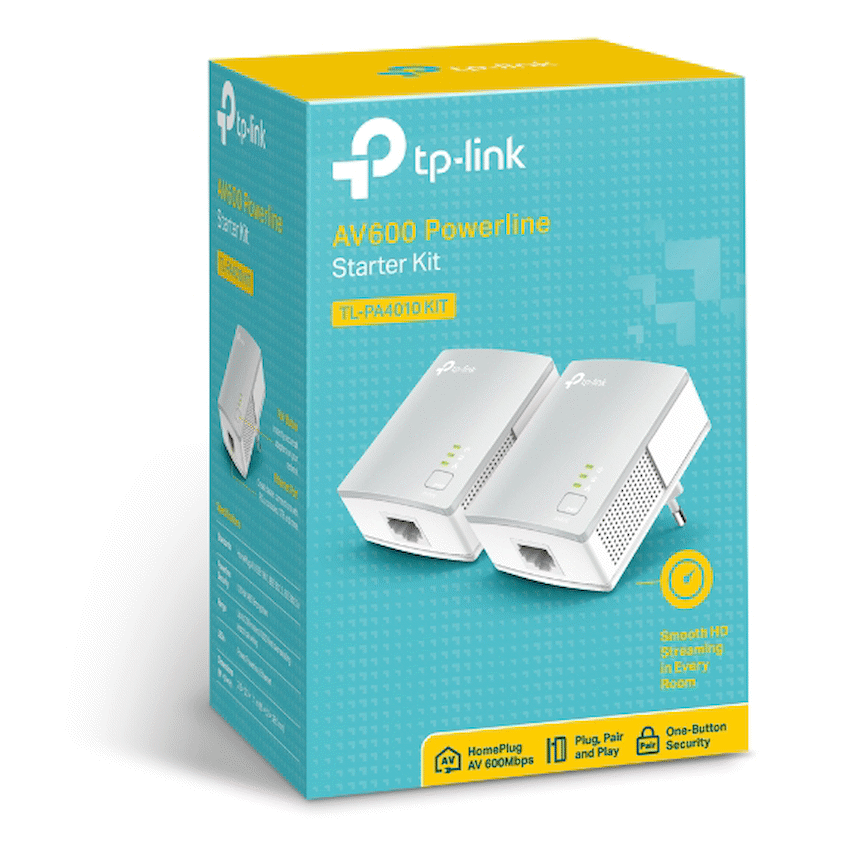 TP-Link Networking TP-Link PA4010-KIT AV500 Powerline Wi-Fi Kit