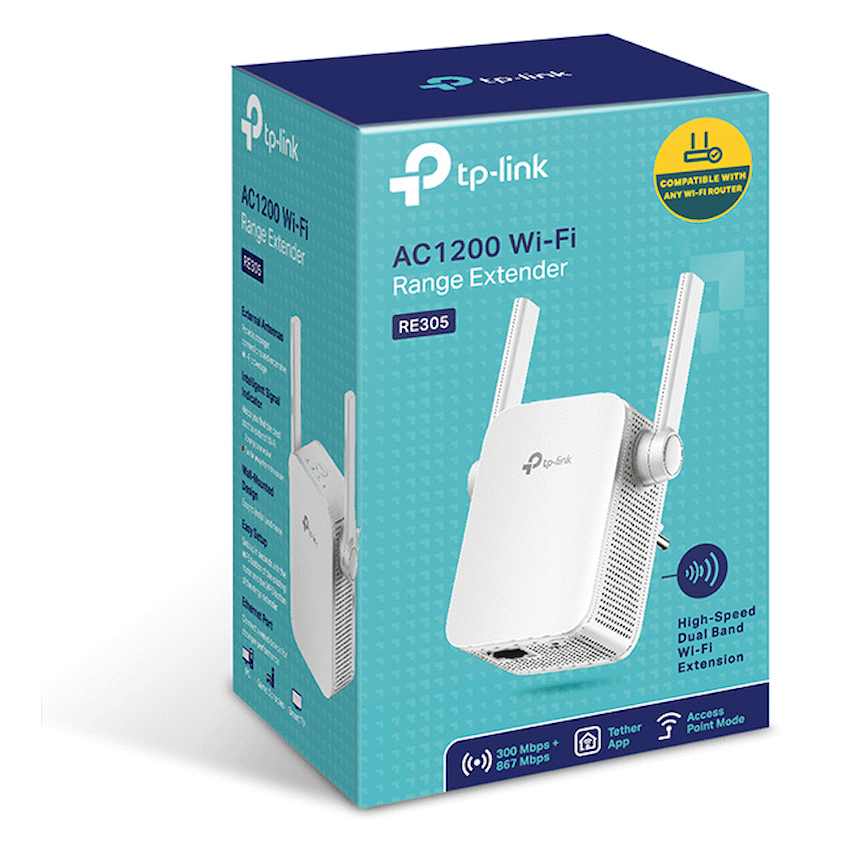 TP-Link Networking TP-Link RE305 AC1200 Wi-Fi Range Extender