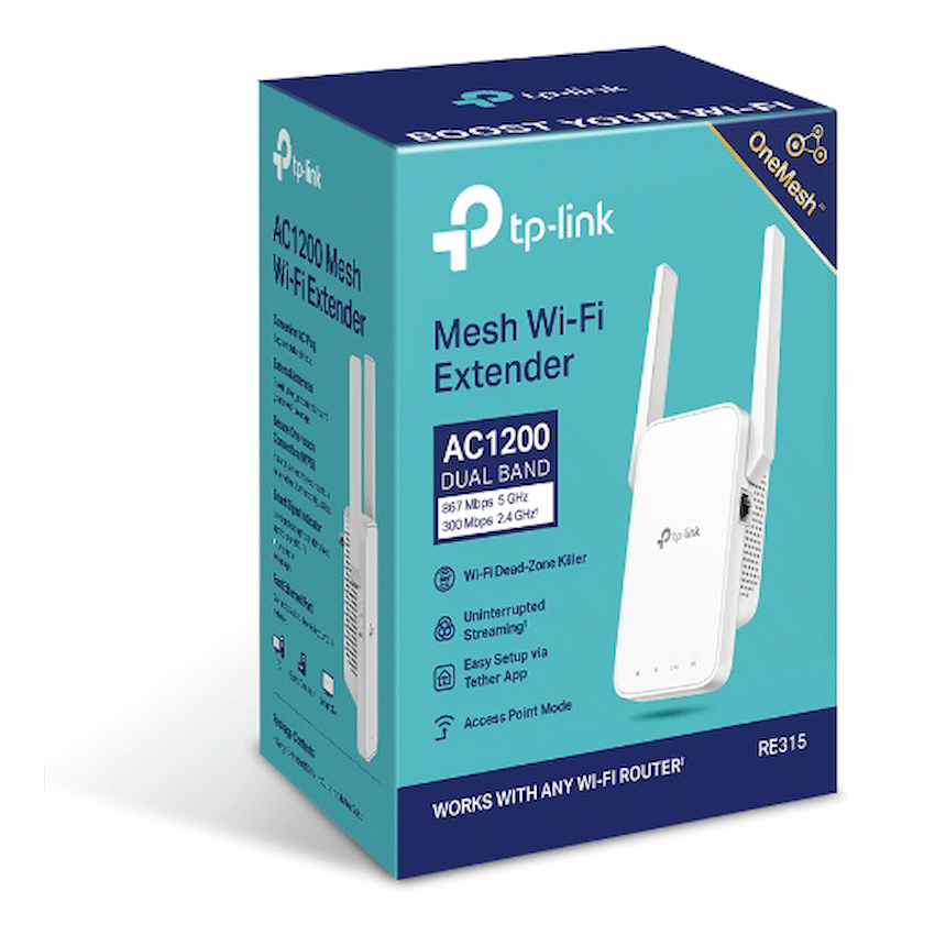 TP-Link Networking TP-Link RE315 AC1200 Wi-Fi Range Extender