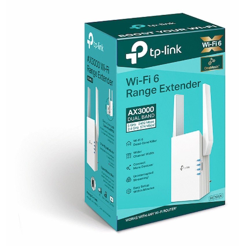 TP-Link Networking TP-Link RE705X AX1800 Wi-Fi 6 Range Extender