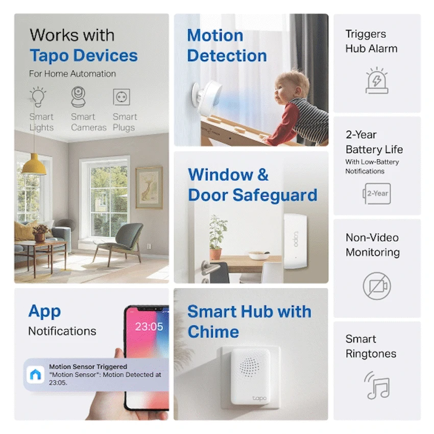 TP-Link Networking TP-Link Tapo Smart Sensor Starter Kit