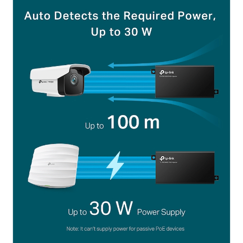 TP-Link Networking TP-Link TL-POE160S PoE+ Injector