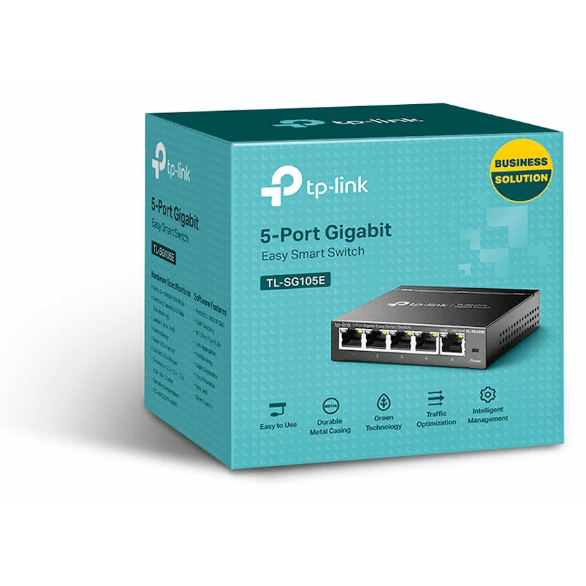 TP-Link Networking TP-Link TL-SG105E 5-Port Gigabit Unmanaged Pro Switch