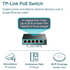 TP-Link Networking TP-Link TL-SG105PE 5-Port Gigabit Easy Smart Switch with 4-Port PoE+