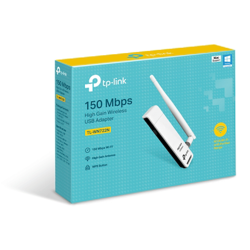 TP-Link Networking TP-Link TL-WN722N 150Mbps High Gain Wireless USB Adapter