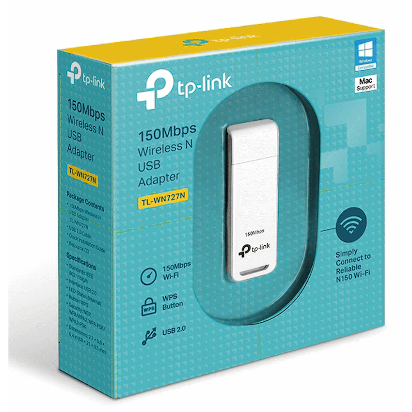 TP-Link Networking TP-Link TL-WN727N 150Mbps Wireless N USB Adapter