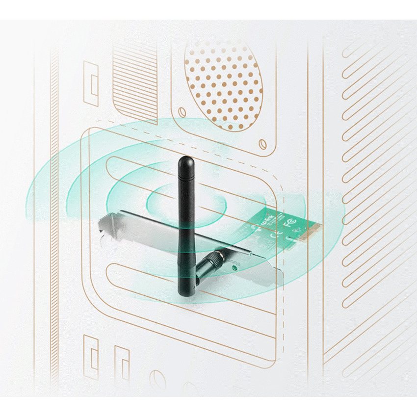 TP-Link Networking TP-Link TL-WN781ND 150Mbps Wireless N PCI Express Adapter