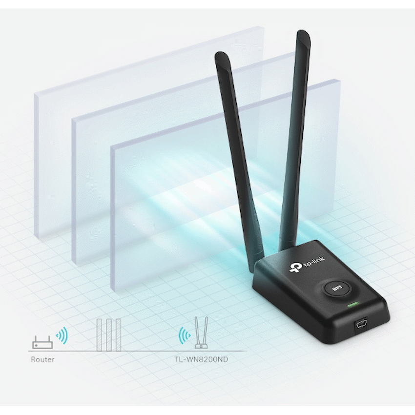 TP-Link Networking TP-Link TL-WN8200ND 300Mbps High-Power Wireless USB Adapter