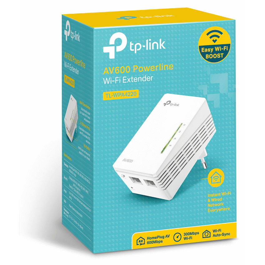 TP-Link Networking TP-Link TL-WPA4220 AV600 Powerline Wi-Fi Extender