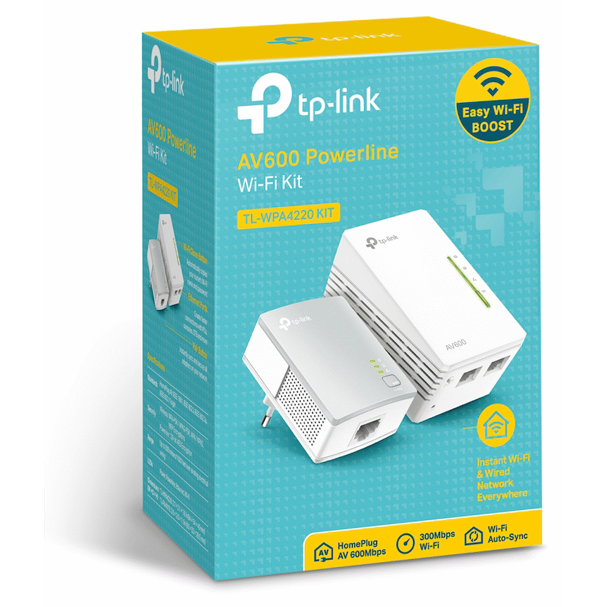 TP-Link Networking TP-Link TL-WPA4220 KIT AV600 Powerline Wi-Fi Kit