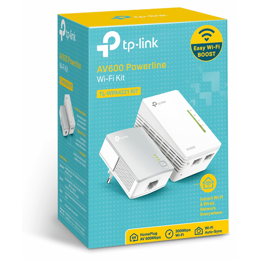 TP-Link Networking TP-Link TL-WPA4221 KIT AV600 Powerline Wi-Fi Kit