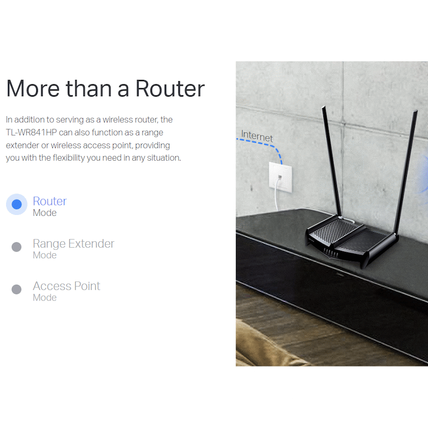 TP-Link Networking TP-Link TL-WR841HP N300 High Power Wi-Fi Router