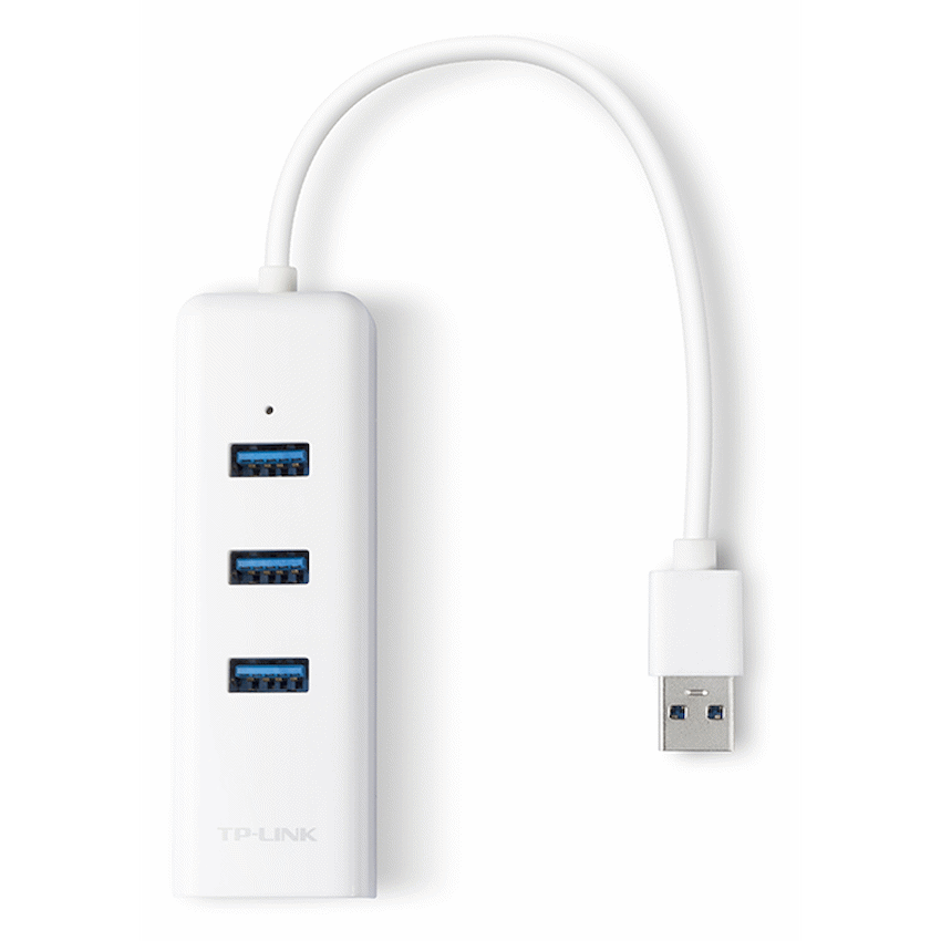 TP-Link Networking TP-Link UE330 USB 3.0 to Gigabit Ethernet Network Adapter with 3-Port USB 3.0 Hub