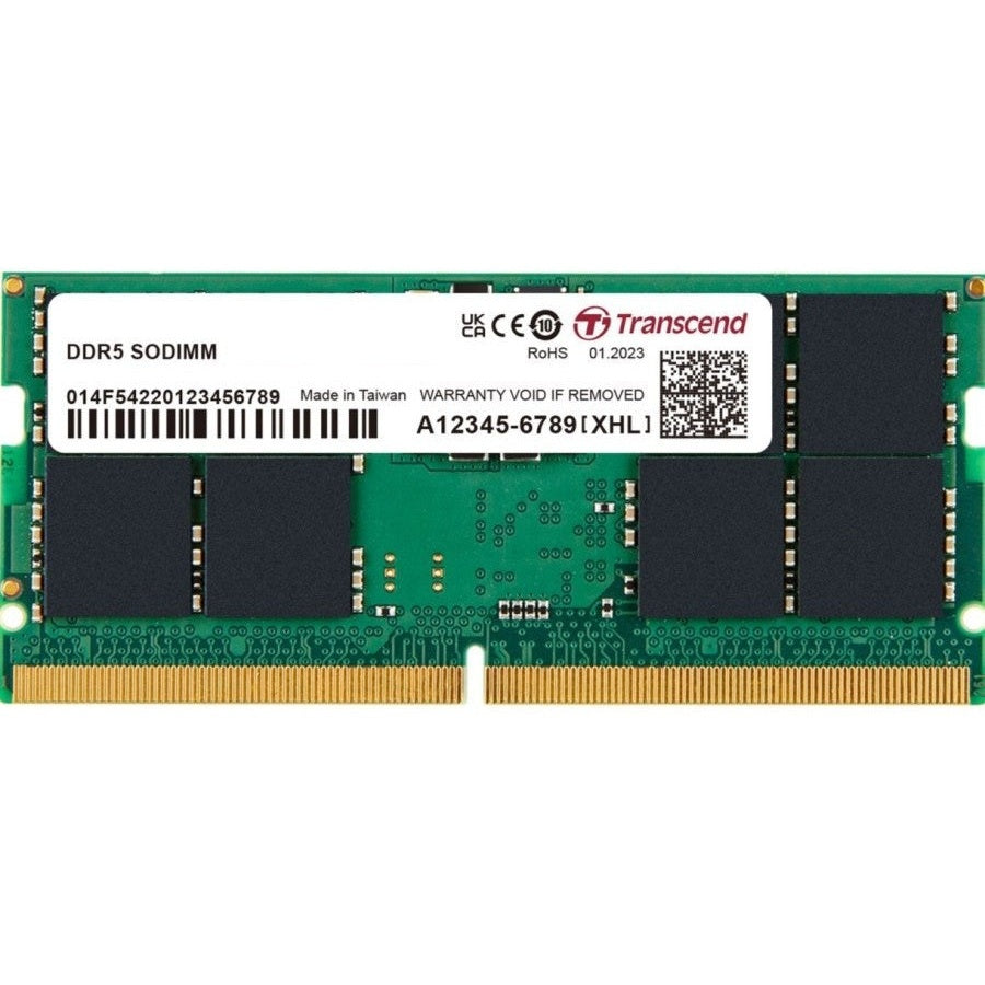 TRANSCEND JET MEMORY 8GB DDR5-5600 SO-DIMM 2RX8 CL46  (1Gx16)x4