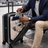 Travelwize Expandable PP 55cm Carry On Luggage - Dark Grey
