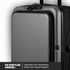 Travelwize Expandable PP 55cm Carry On Luggage - Dark Grey