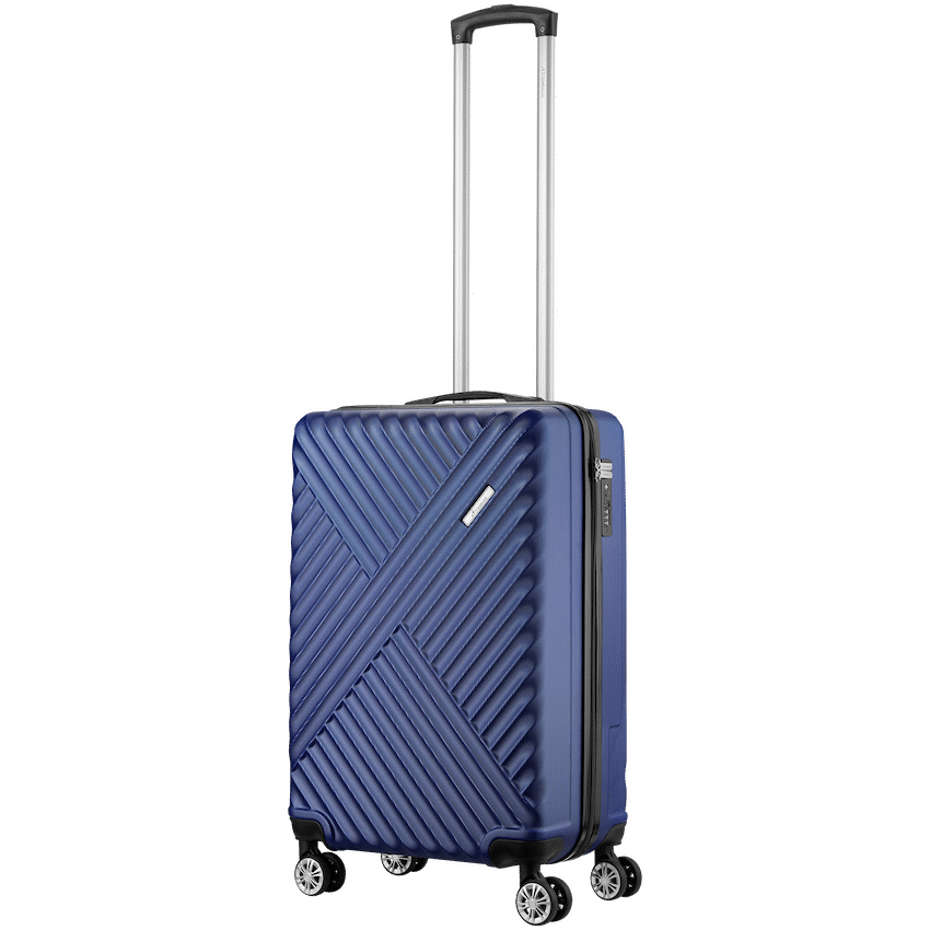 Travelwize Luggage Travelwize Astra ABS 55cm 4-Wheel Spinner Luggage - Navy