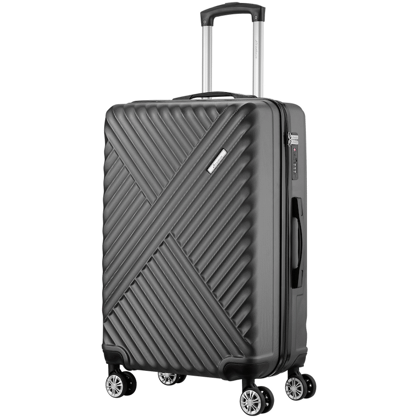 Travelwize Luggage Travelwize Astra ABS 77cm 4-Wheel Spinner Luggage - Black