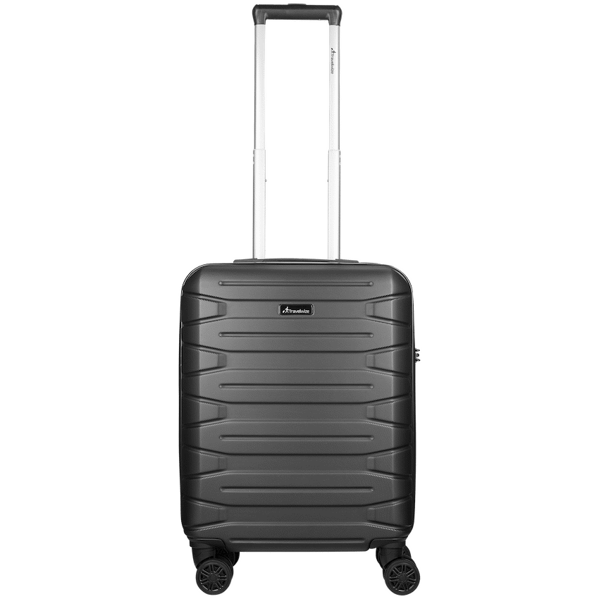 Travelwize Luggage Travelwize Cabana ABS 4-Wheel Spinner 55cm Luggage - Black