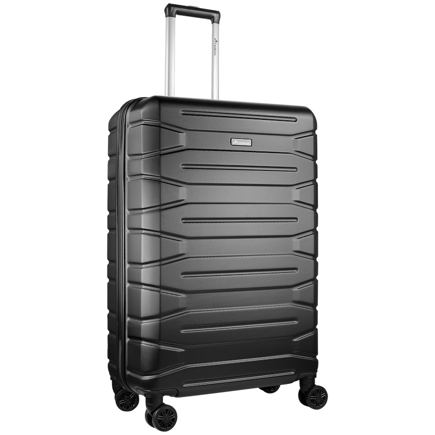 Travelwize Luggage Travelwize Cabana ABS 4-Wheel Spinner 55cm Luggage - Black