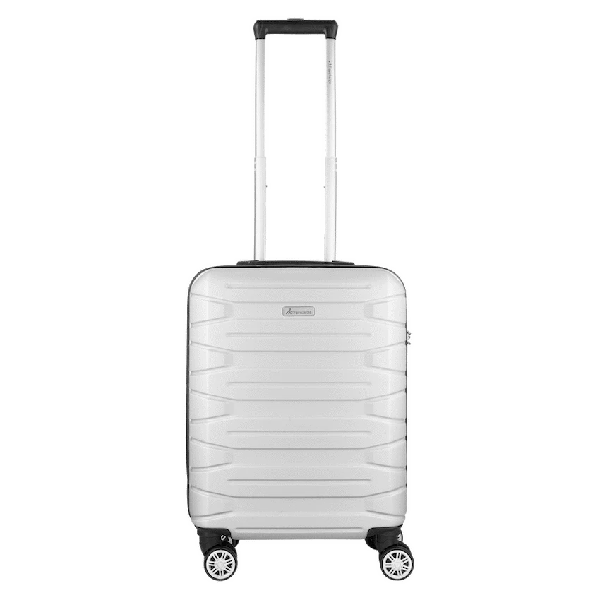 Travelwize Luggage Travelwize Cabana ABS 4-Wheel Spinner 55cm Luggage - Platinum