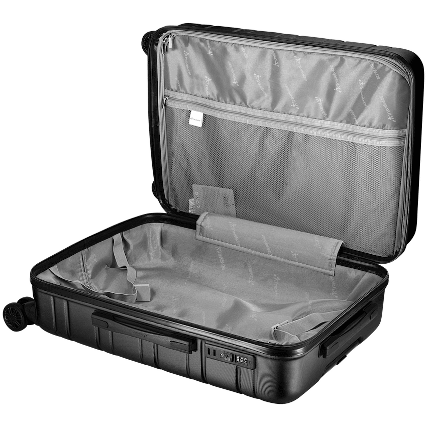 Travelwize Luggage Travelwize Cabana ABS 4-Wheel Spinner 75cm Luggage - Black