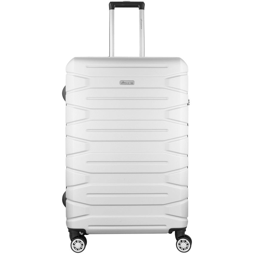 Travelwize Luggage Travelwize Cabana ABS 4-Wheel Spinner 75cm Luggage - Platinum