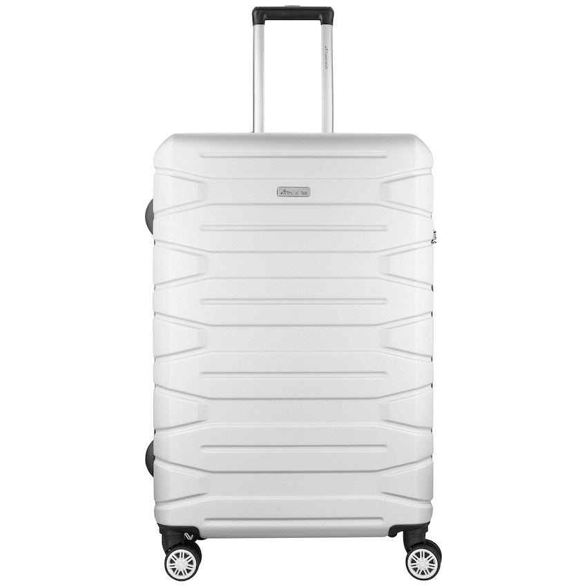 Travelwize Luggage Travelwize Cabana ABS 4-Wheel Spinner 75cm Luggage - Platinum
