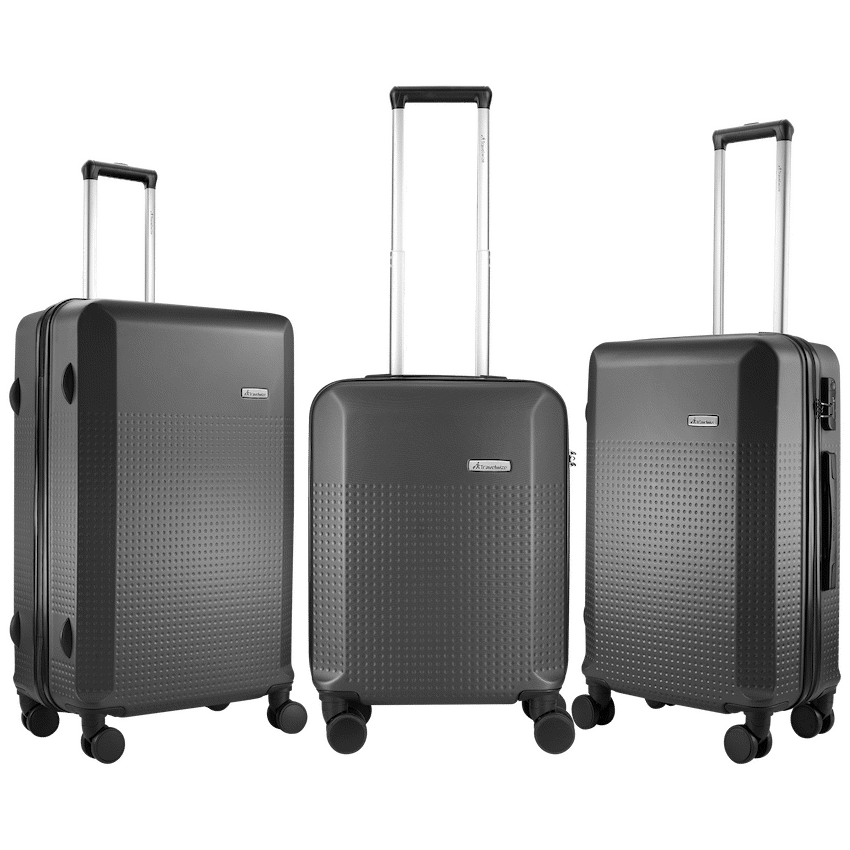 Travelwize Luggage Travelwize Cyclone ABS 4-Wheel Spinner 55cm Luggage - Granite