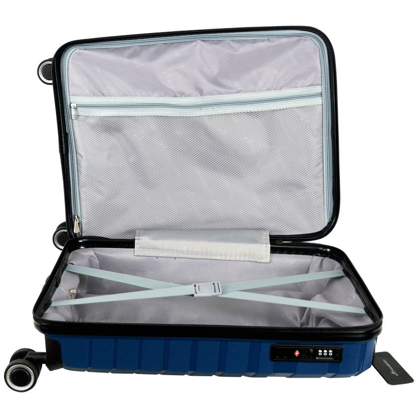 Travelwize Luggage Travelwize Java PP 4-Wheel Spinner 55cm Luggage - Azure