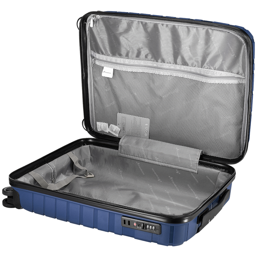 Travelwize Luggage Travelwize Java PP 4-Wheel Spinner 55cm Luggage - Azure