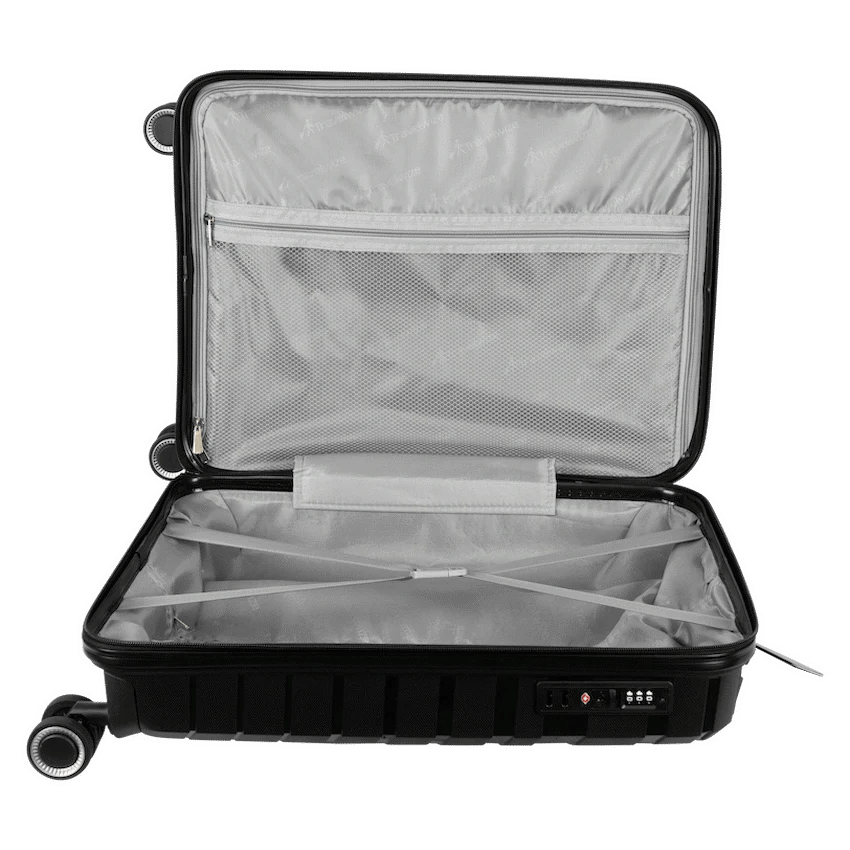 Travelwize Luggage Travelwize Java PP 4-Wheel Spinner 55cm Luggage - Black