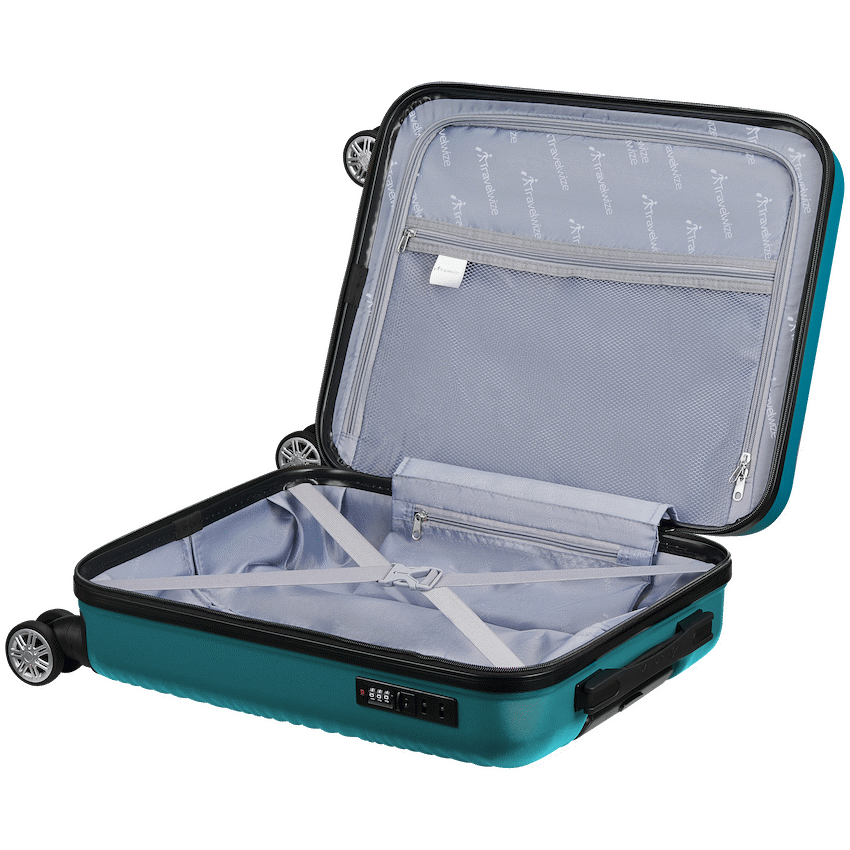 Travelwize Luggage Travelwize Maui ABS 4-Wheel Spinner 55cm Luggage - Ocean