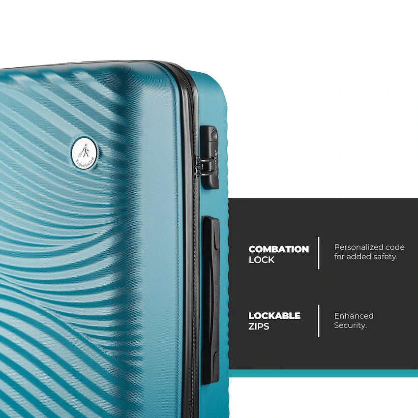 Travelwize Luggage Travelwize Maui ABS 4-Wheel Spinner 75cm Luggage - Ocean