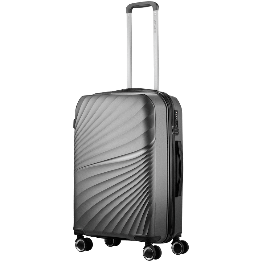 Travelwize Luggage Travelwize Quartz PP 55cm 4-Wheel Spinner Luggage - Silver