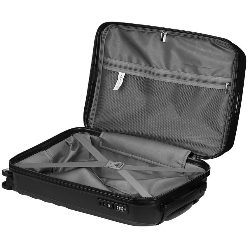 Travelwize Luggage Travelwize Quartz PP 76cm 4-Wheel Spinner Luggage - Black
