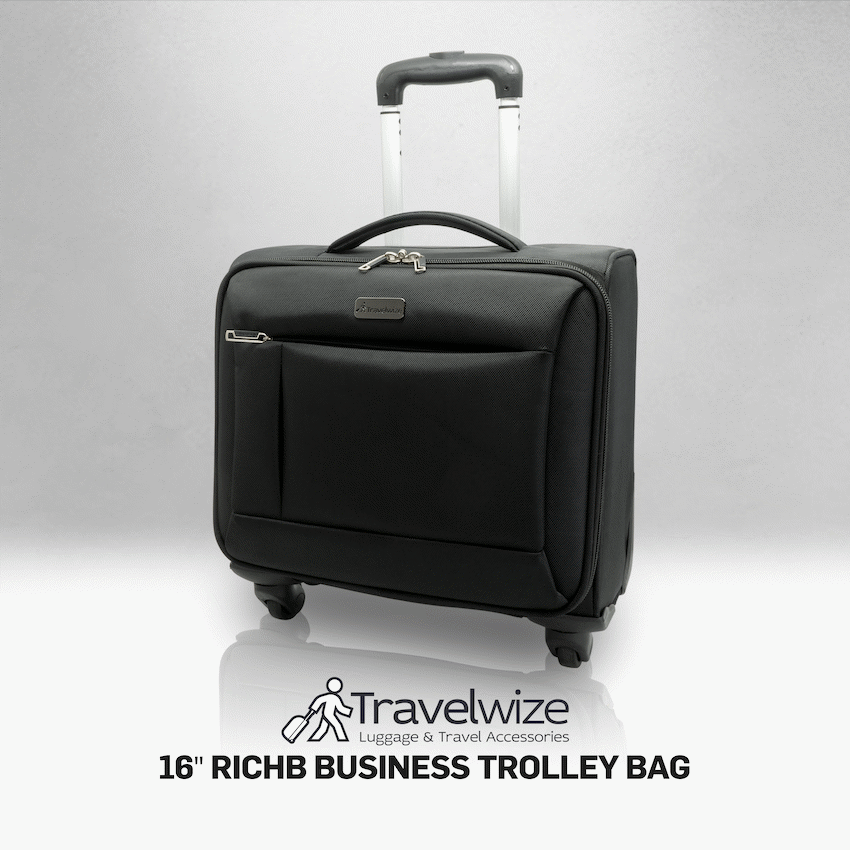 Travelwize Luggage Travelwize RichB Business Trolley 16" - Black