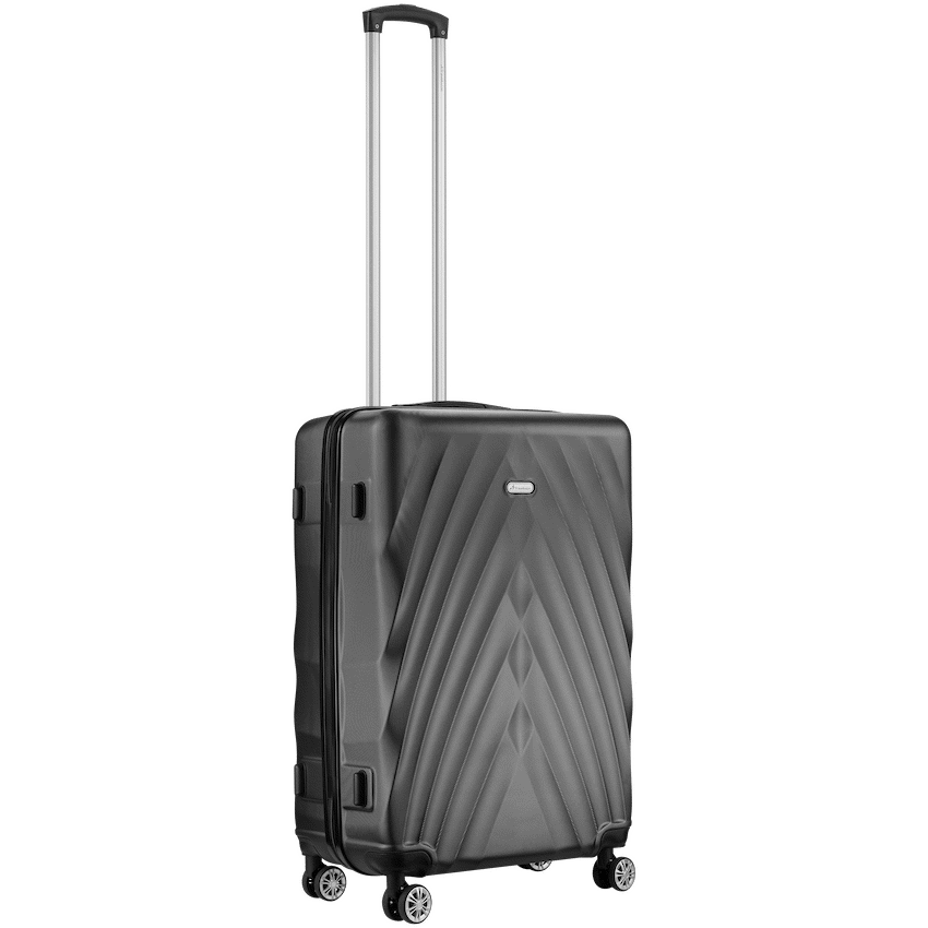 Travelwize Luggage Travelwize Terra ABS 55cm 4-Wheel Spinner Luggage - Black