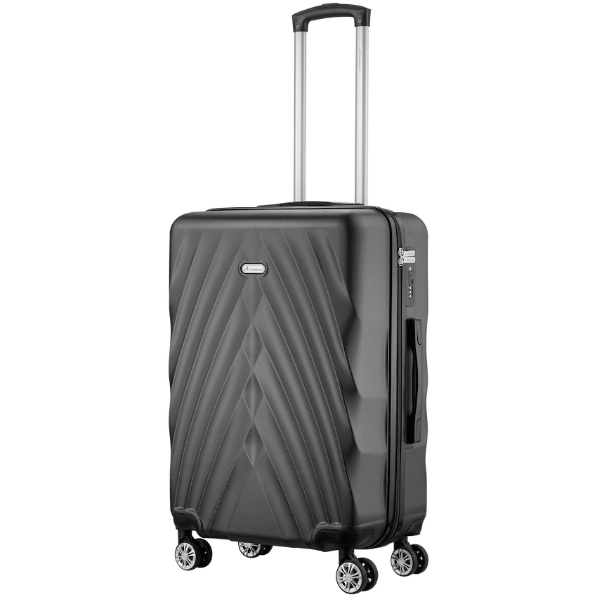 Travelwize Luggage Travelwize Terra ABS 67cm 4-Wheel Spinner Luggage - Black