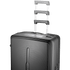 Travelwize Travelwize Clipper PP 75cm 4-Wheel Spinner Luggage Black