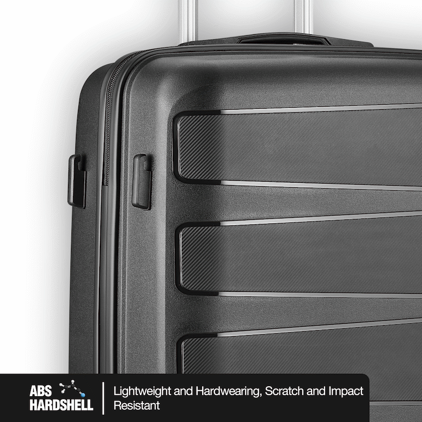 Travelwize Travelwize Tourer PP 65cm 4-wheel Spinner Luggage Black