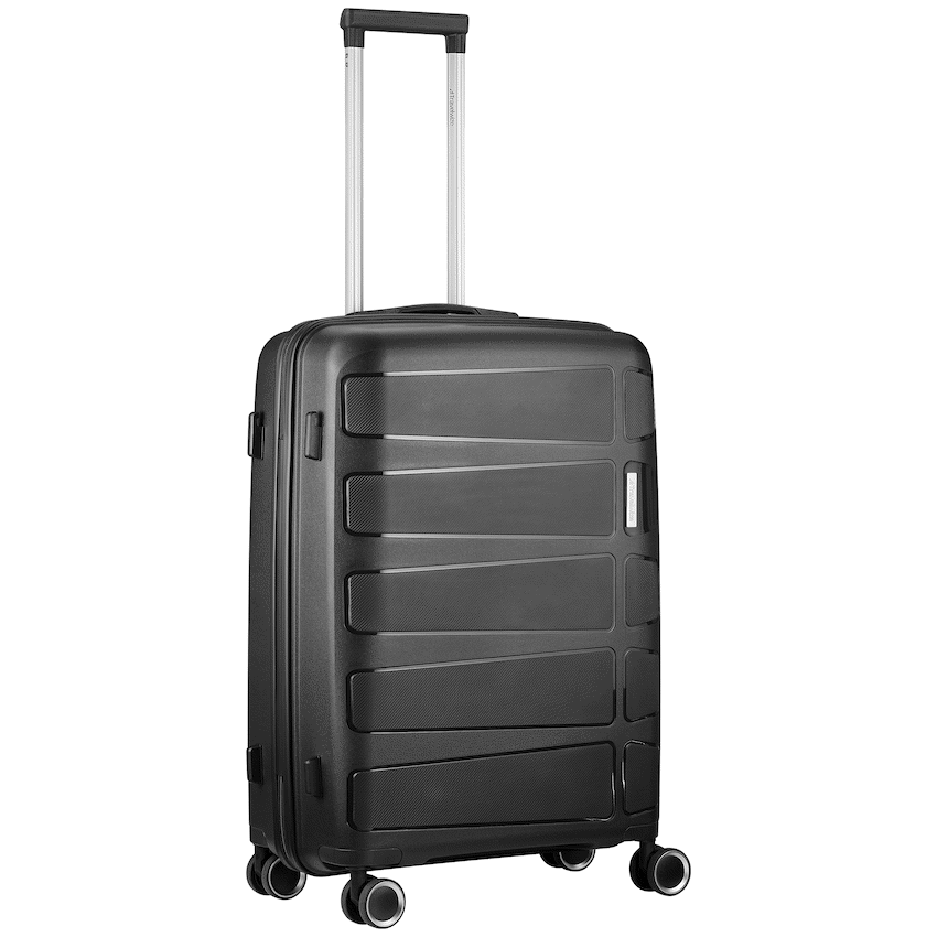 Travelwize Travelwize Tourer PP 65cm 4-wheel Spinner Luggage Black