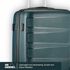 Travelwize Travelwize Tourer PP 65cm 4-wheel Spinner Luggage Petrol