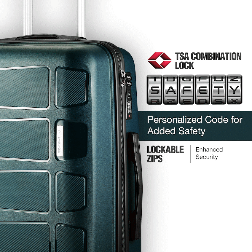 Travelwize Travelwize Tourer PP 65cm 4-wheel Spinner Luggage Petrol