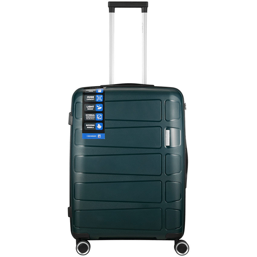 Travelwize Travelwize Tourer PP 65cm 4-wheel Spinner Luggage Petrol