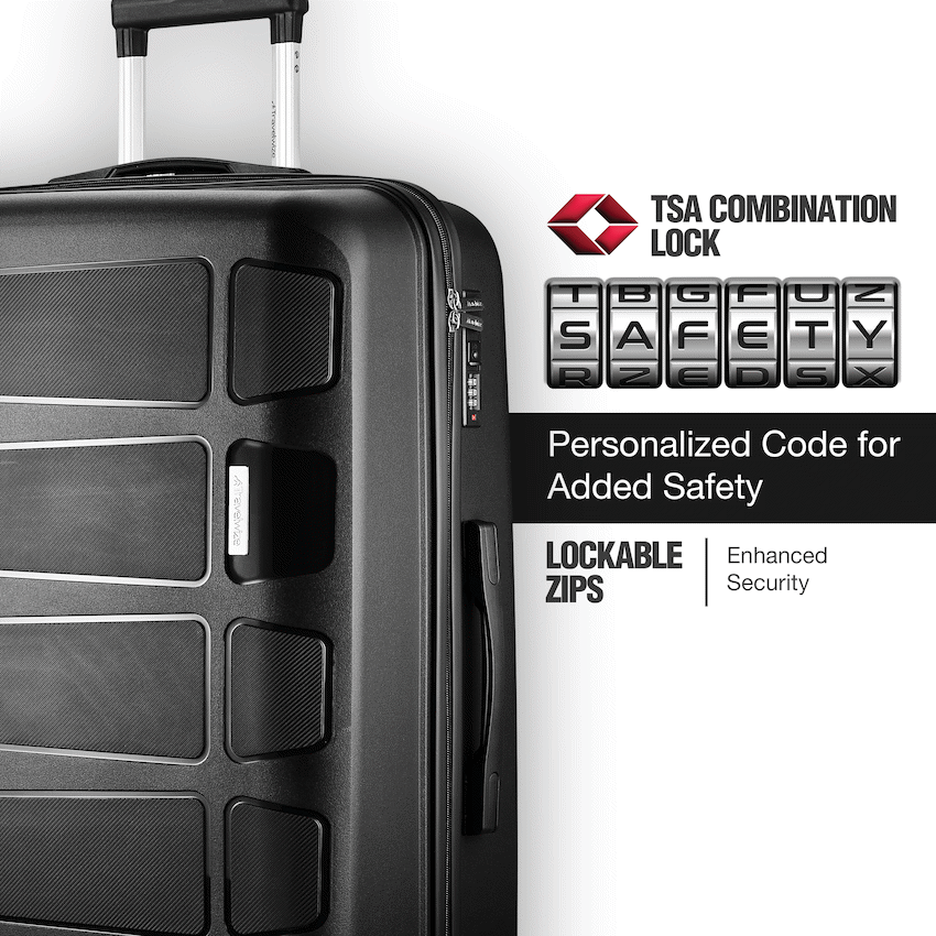 Travelwize Travelwize Tourer PP 75cm 4-wheel Spinner Luggage Black