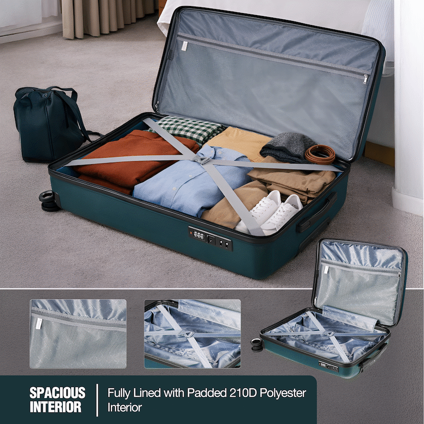 Travelwize Travelwize Tourer PP 75cm 4-wheel Spinner Luggage Petrol